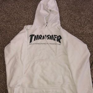 White Thrasher Hoodie